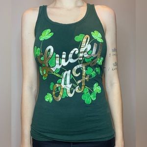 St. Patrick’s Day tank top. Size S